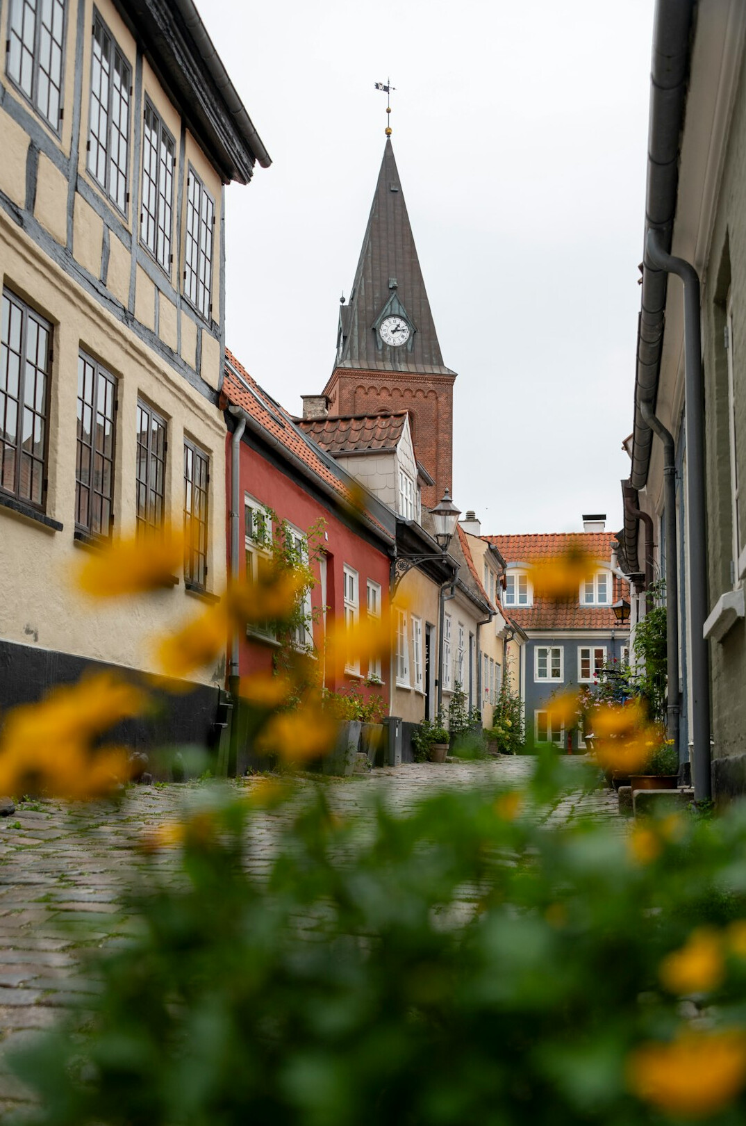 danish village street