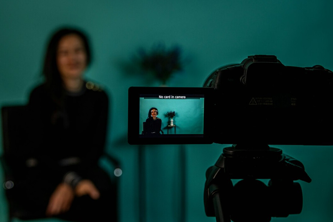 photographer conducting documentary interview